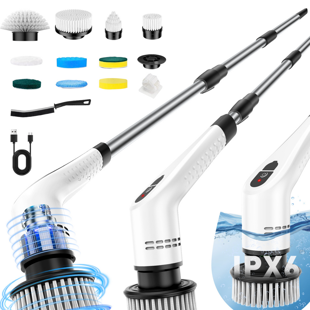 Multifunctional Electric Cleaning Brush