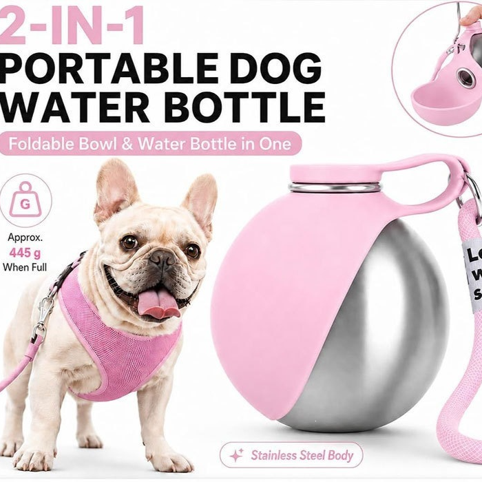 Foldable Portable Pet Water Dispenser - product image 1