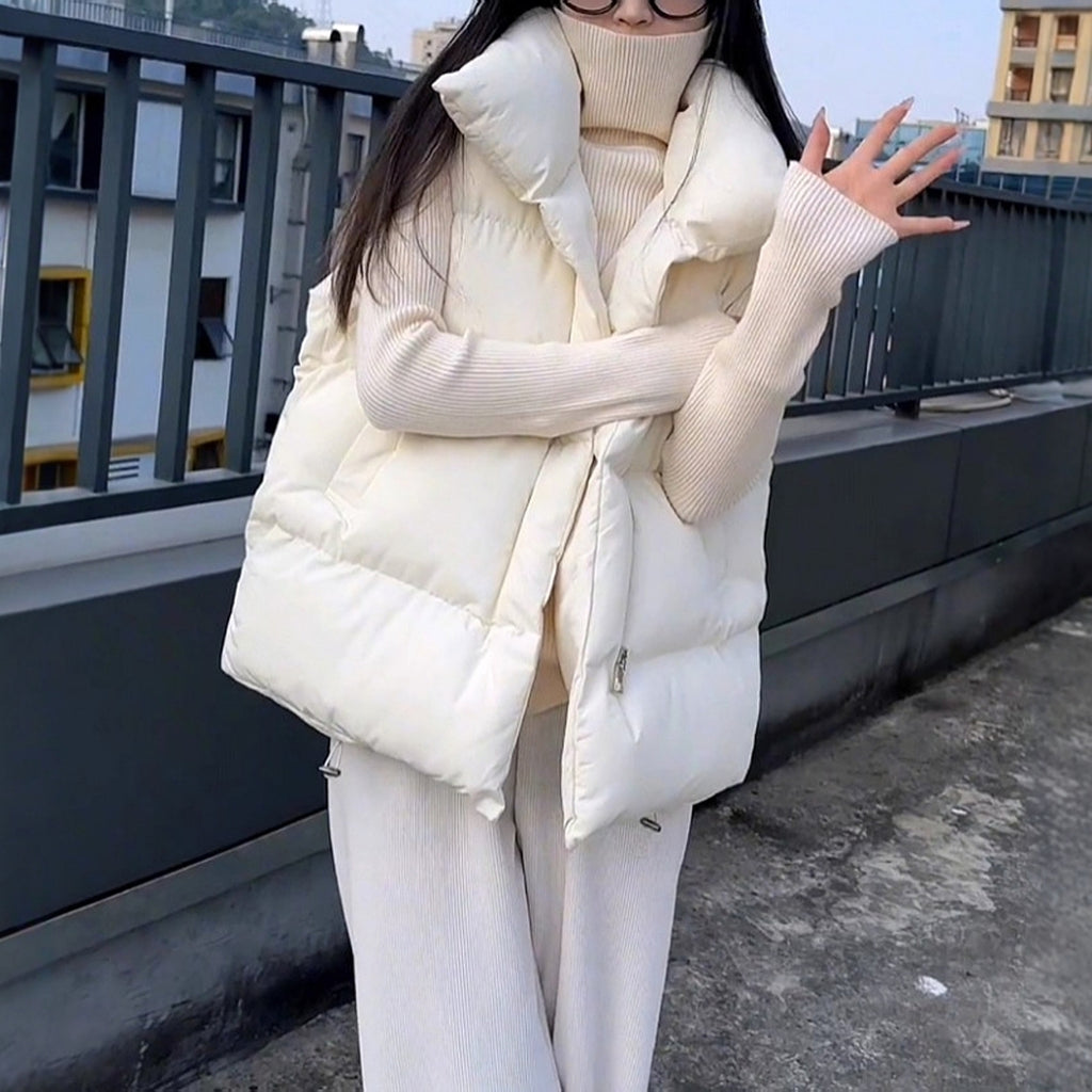 Women's Padded Stand-Collar Vest