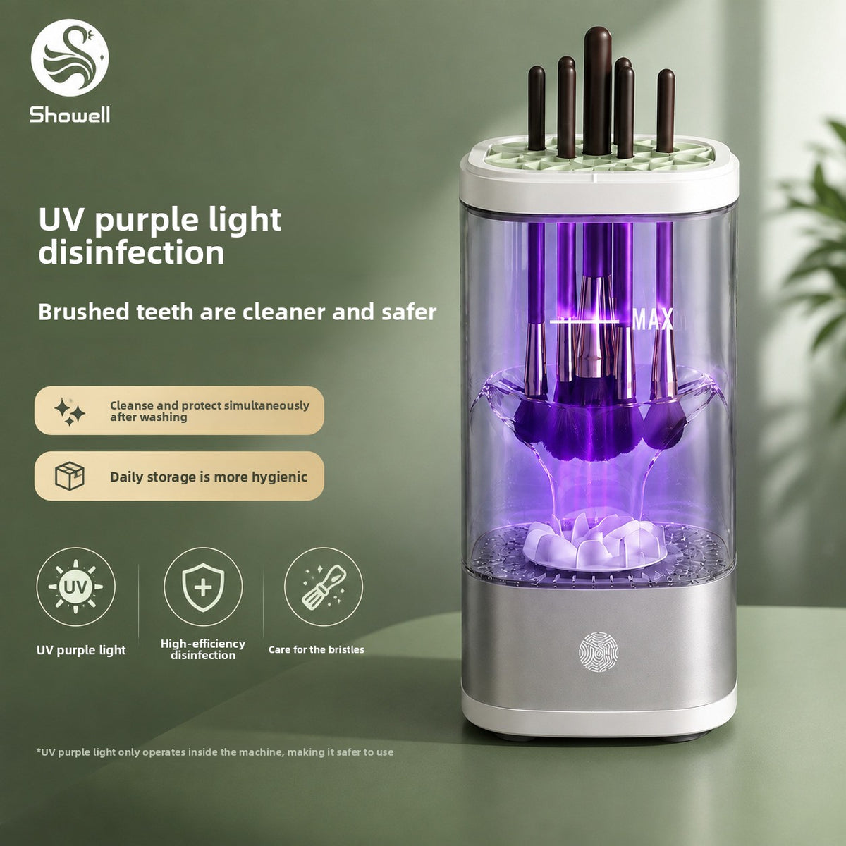 Rechargeable Makeup Brush Cleaner & Dryer