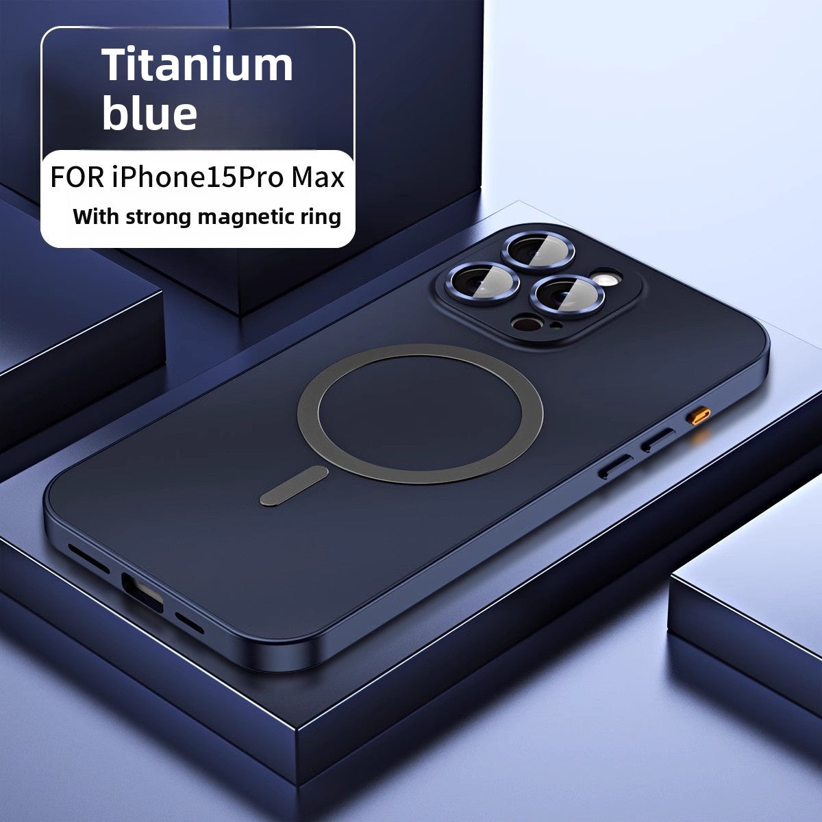 Metal Aluminum Alloy Frame Magnetic Phone Case for iPhone