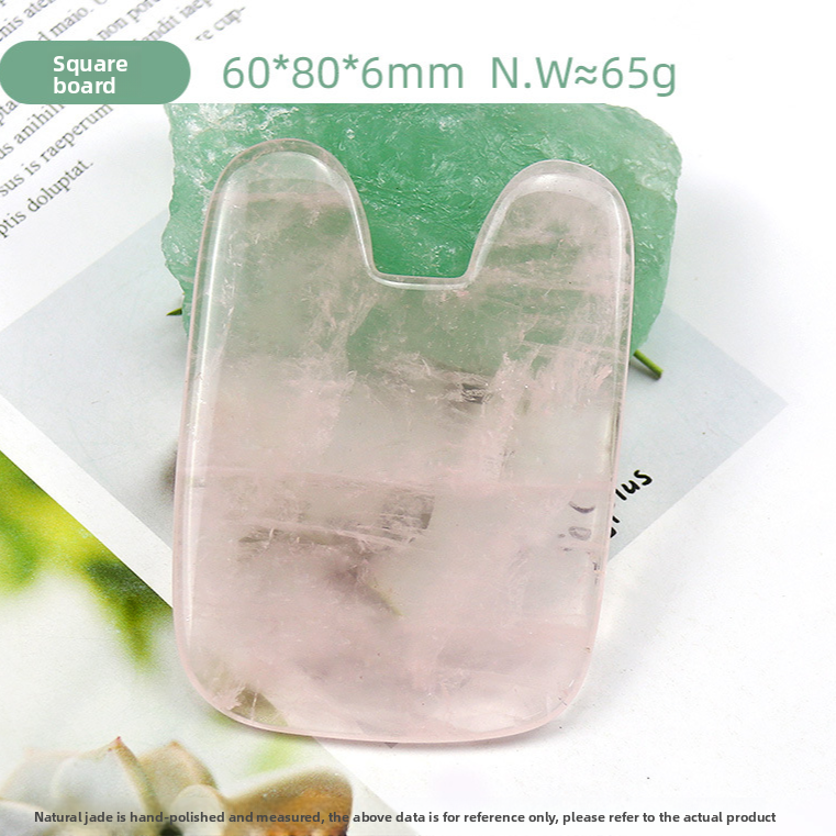 Pink Crystal Gua Sha Massage Tool