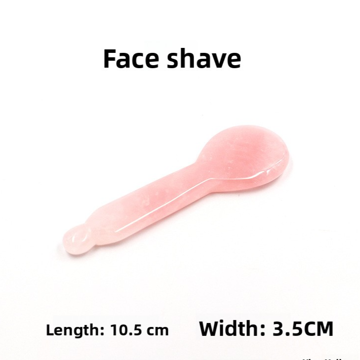 Rose Quartz Gua Sha Massage Stones