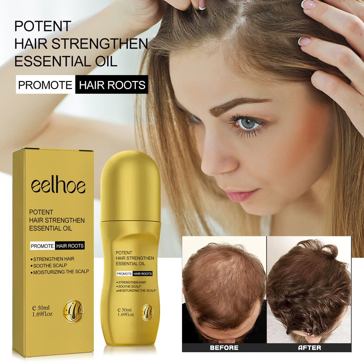 Eelhoe Hair Care Roll-On Essence
