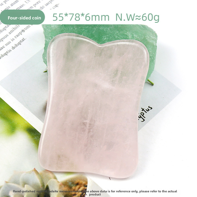 Pink Crystal Gua Sha Massage Tool