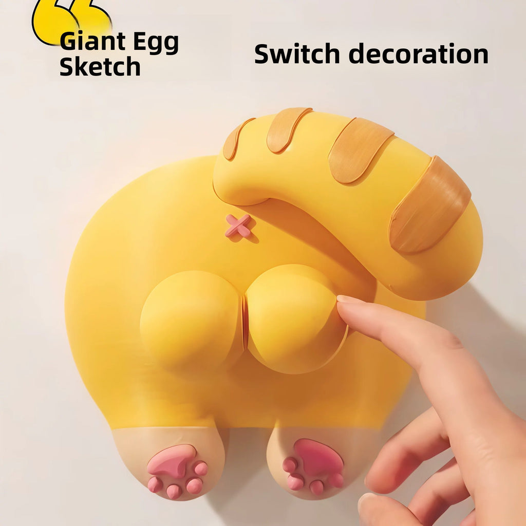 Creative Cat Butt Switch Panel