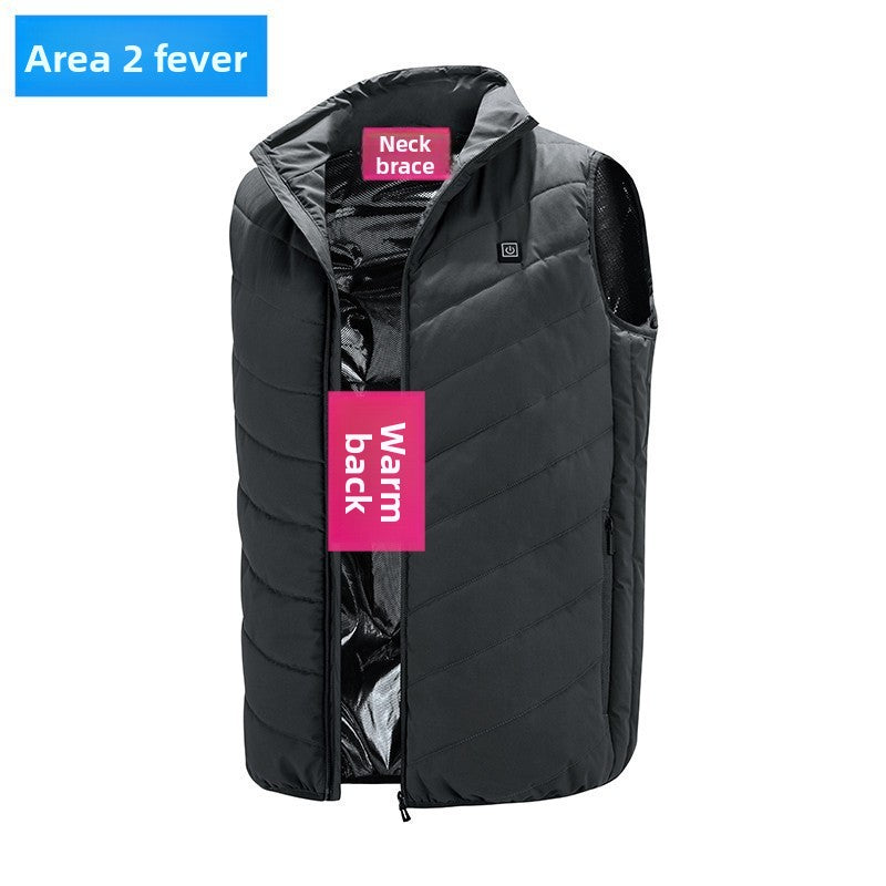 Unisex USB Heated Vest — Multiple Heating-Zone Options