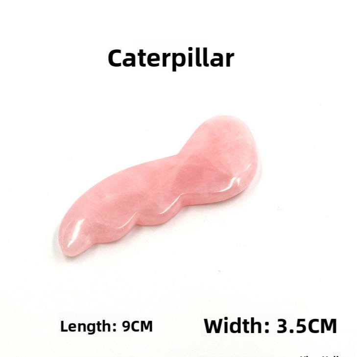 Rose Quartz Gua Sha Massage Stones