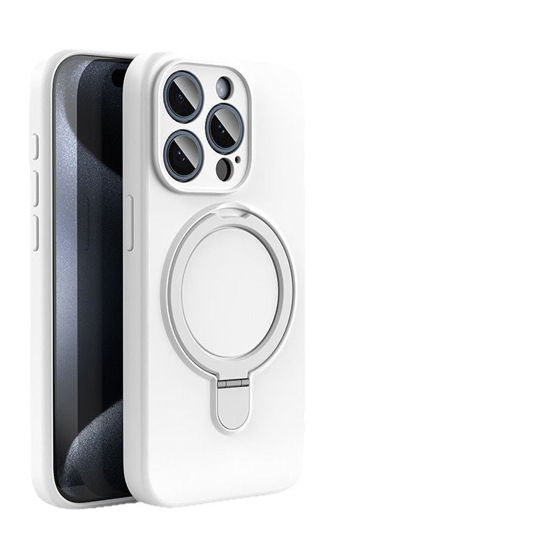 Magnetic Silicone Phone Case with Stand for iPhone - product image 1
