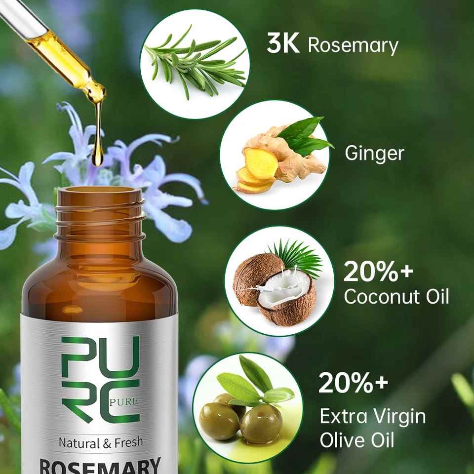Rosemary & Ginger Hair Care Oil, 50 ml
