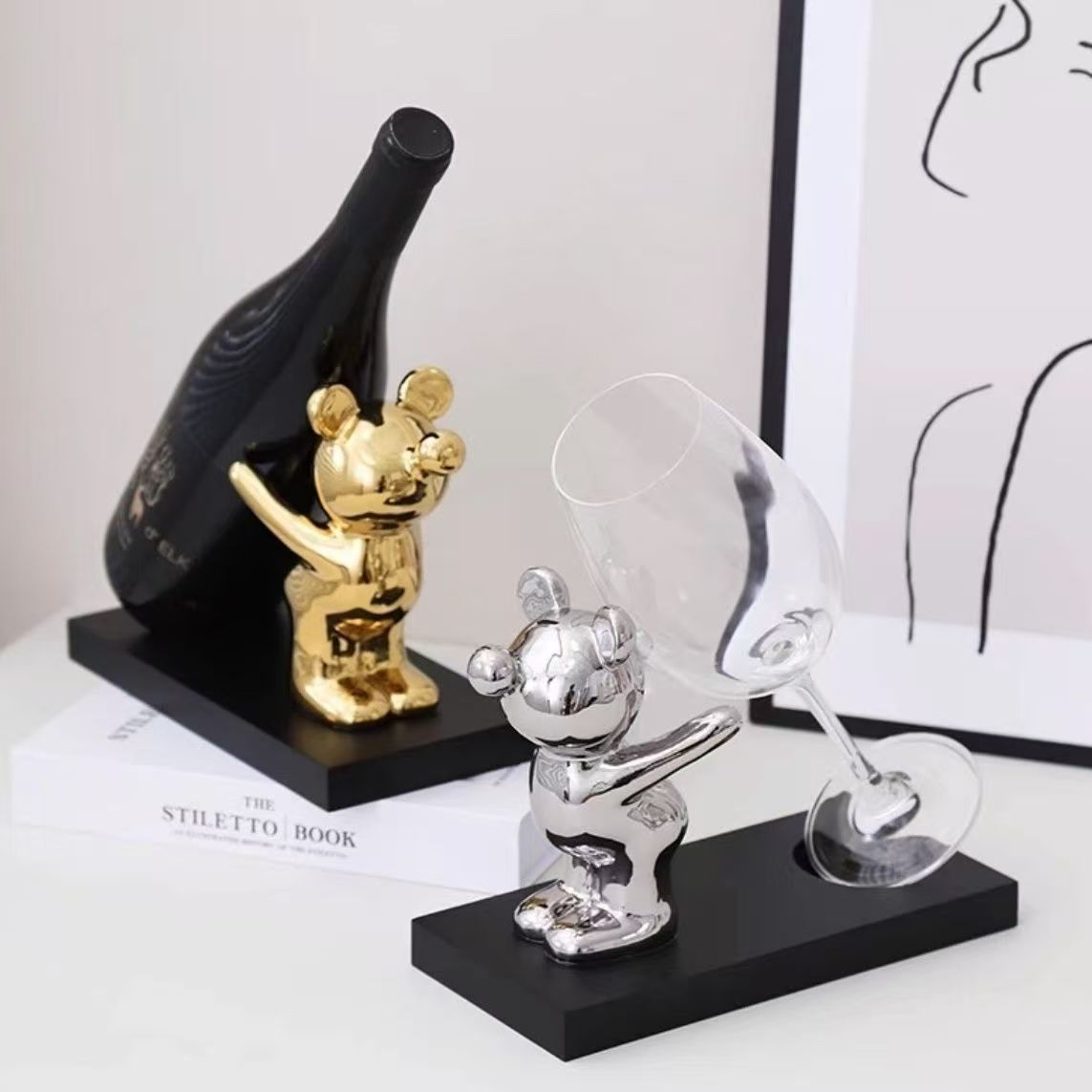 Ceramic Wine Bottle Holder