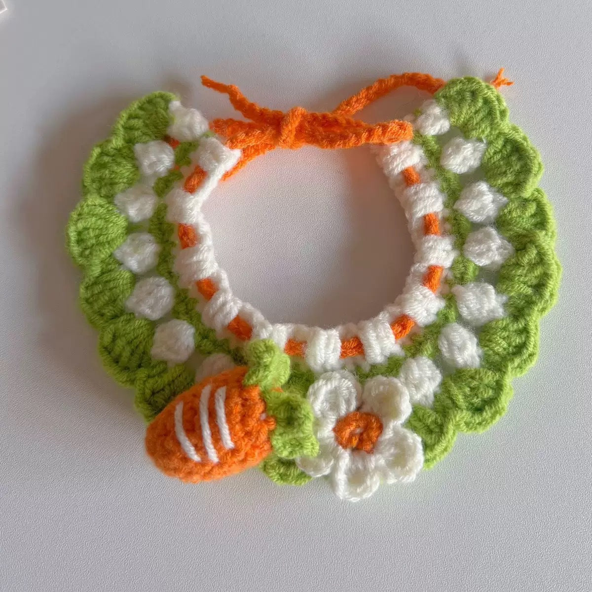 Crochet Pet Hat & Collar Costume Set - image 81