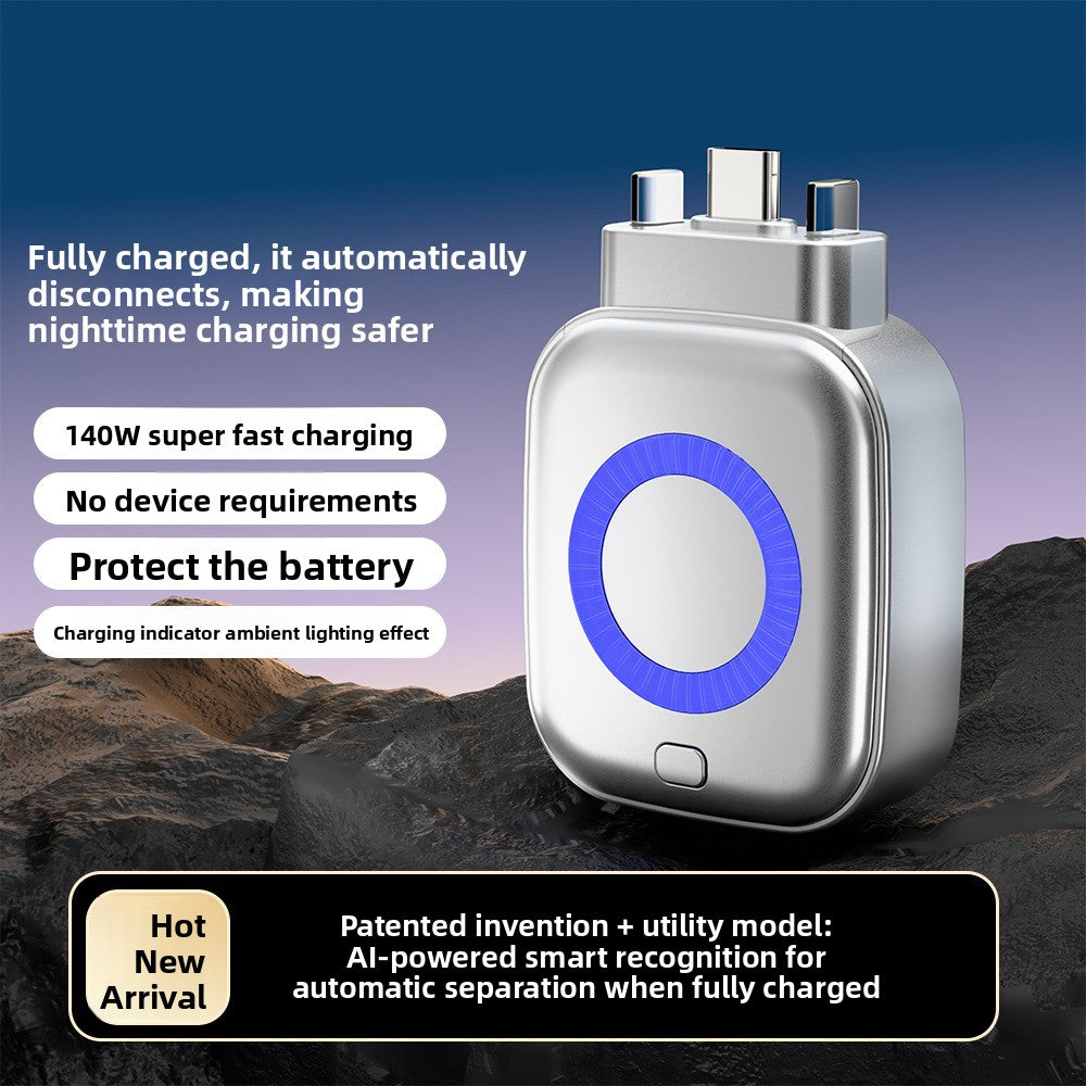 Digital Display USB-C Charging Adapter