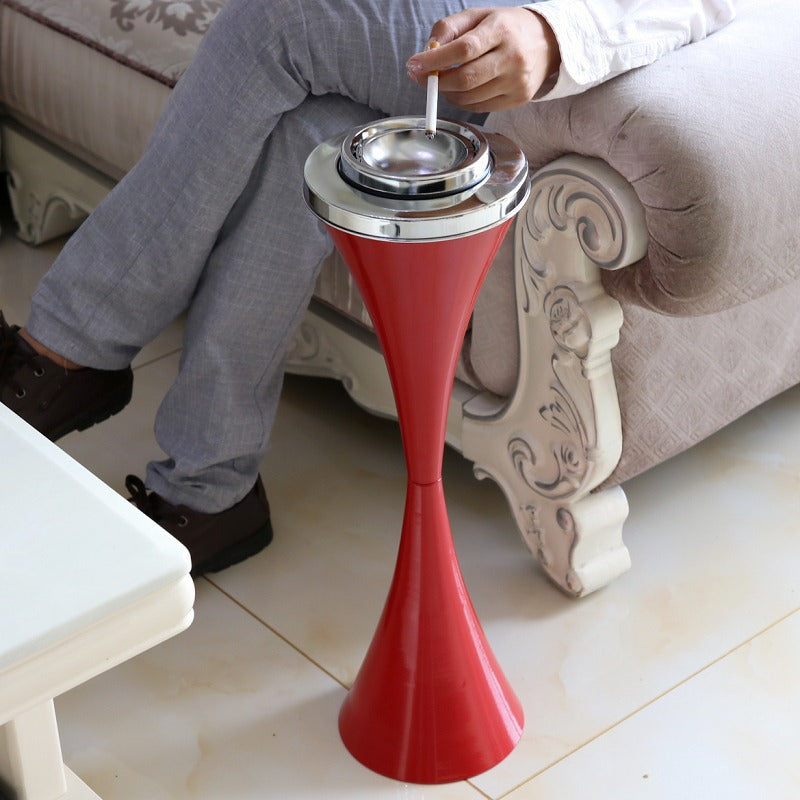 Floor-Standing Ashtray with Removable Insert