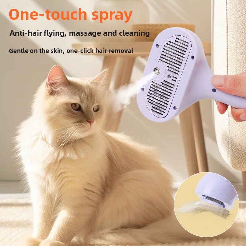 3-in-1 Steam Pet Grooming Brush