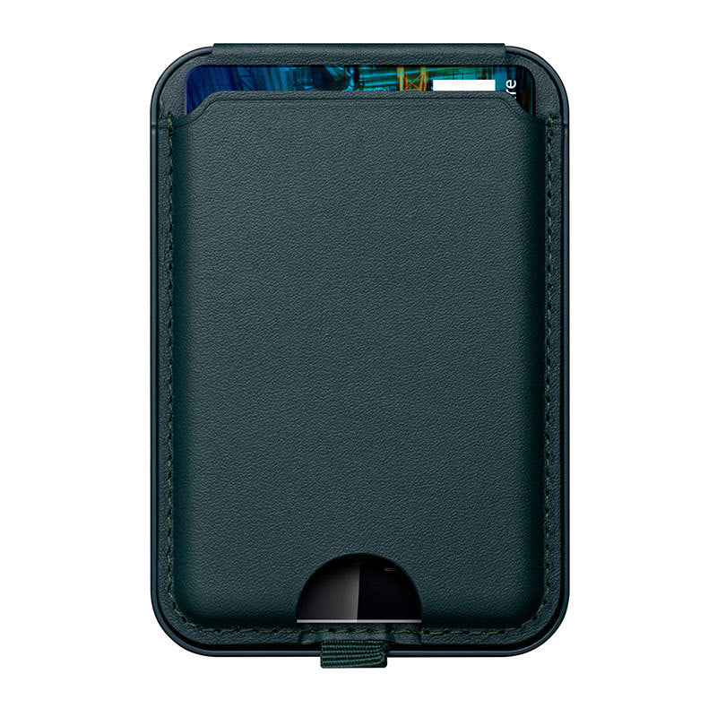 Portcard din piele MagSafe cu suport pentru telefon