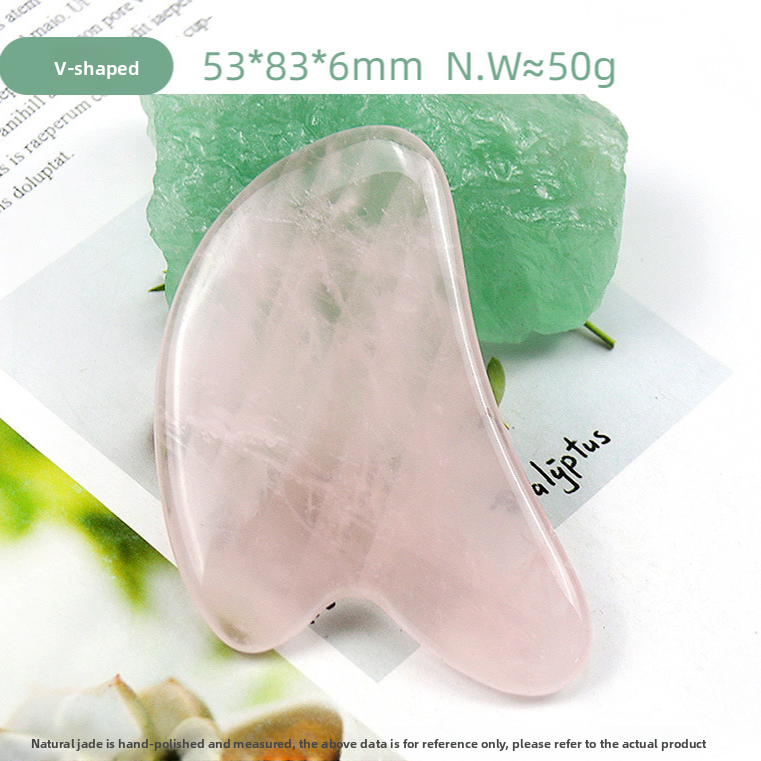 Pink Crystal Gua Sha Massage Tool