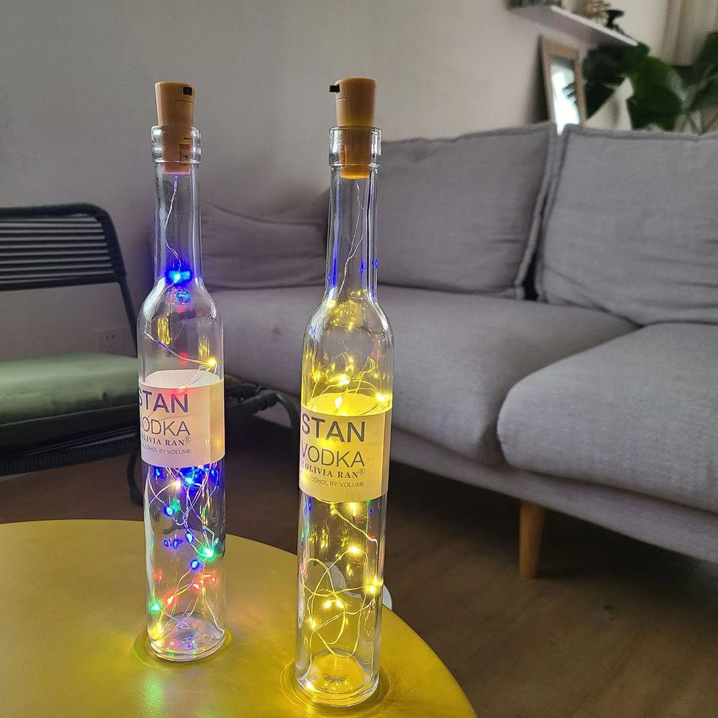 LED Wine Bottle Cork String Lights