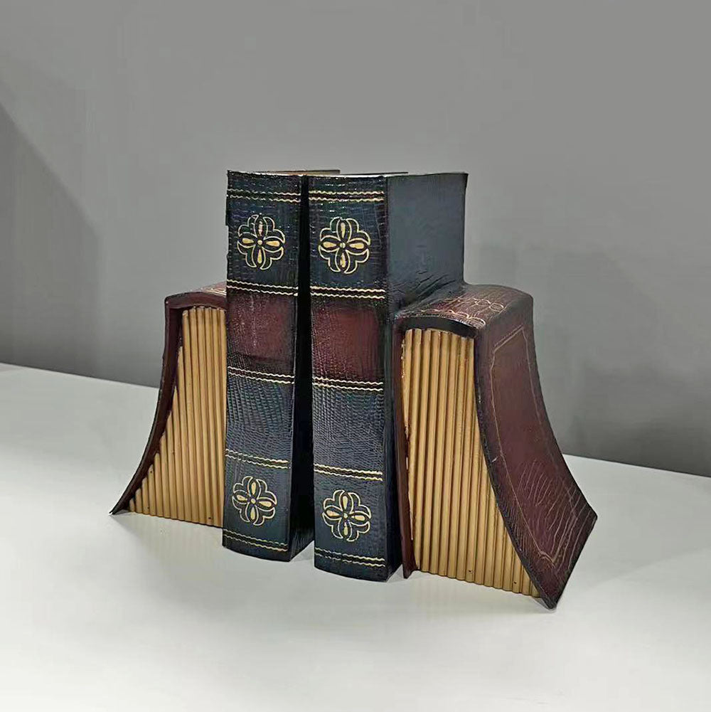 Vintage-Style Wooden Book Holder