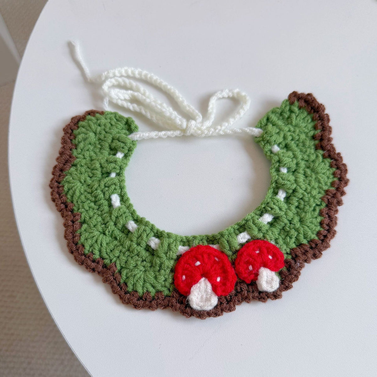 Crochet Pet Hat & Collar Costume Set - image 71