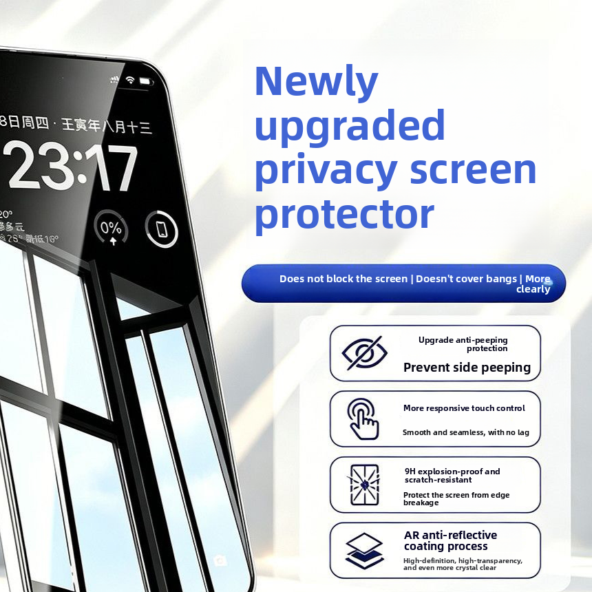 Privacy Tempered Glass Screen Protector