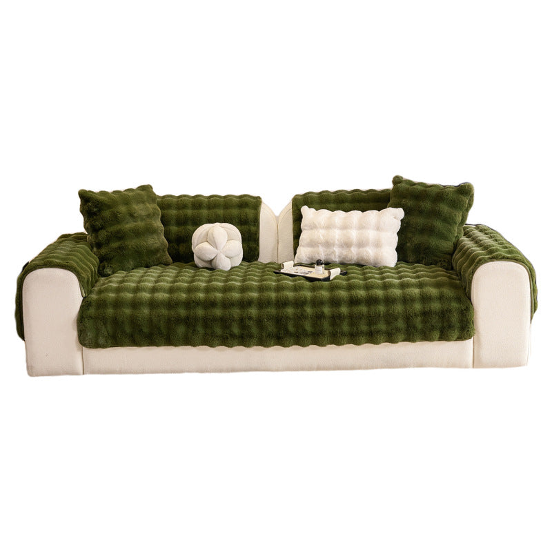 Plush Sofa Cushion Cover