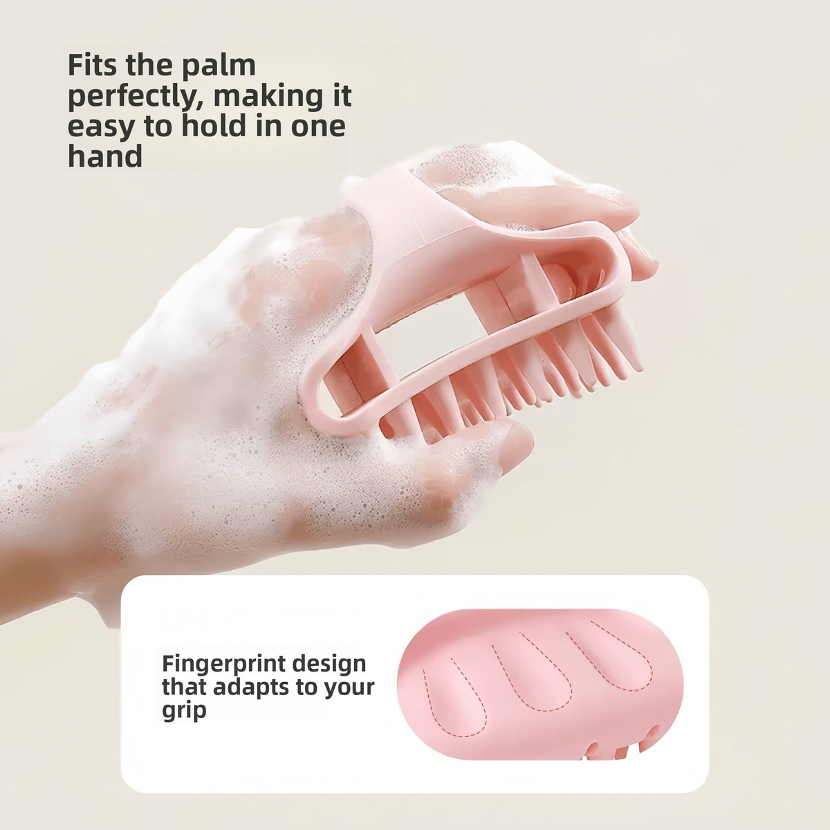 Silicone Scalp Massager Shampoo Brush