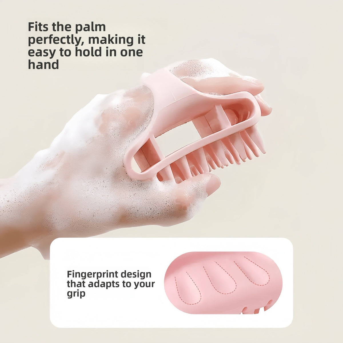 Silicone Scalp Massager Shampoo Brush