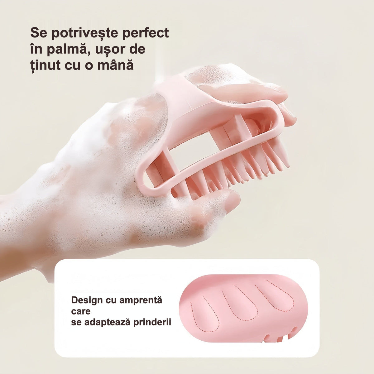 Silicone Scalp Massager Shampoo Brush - image 3