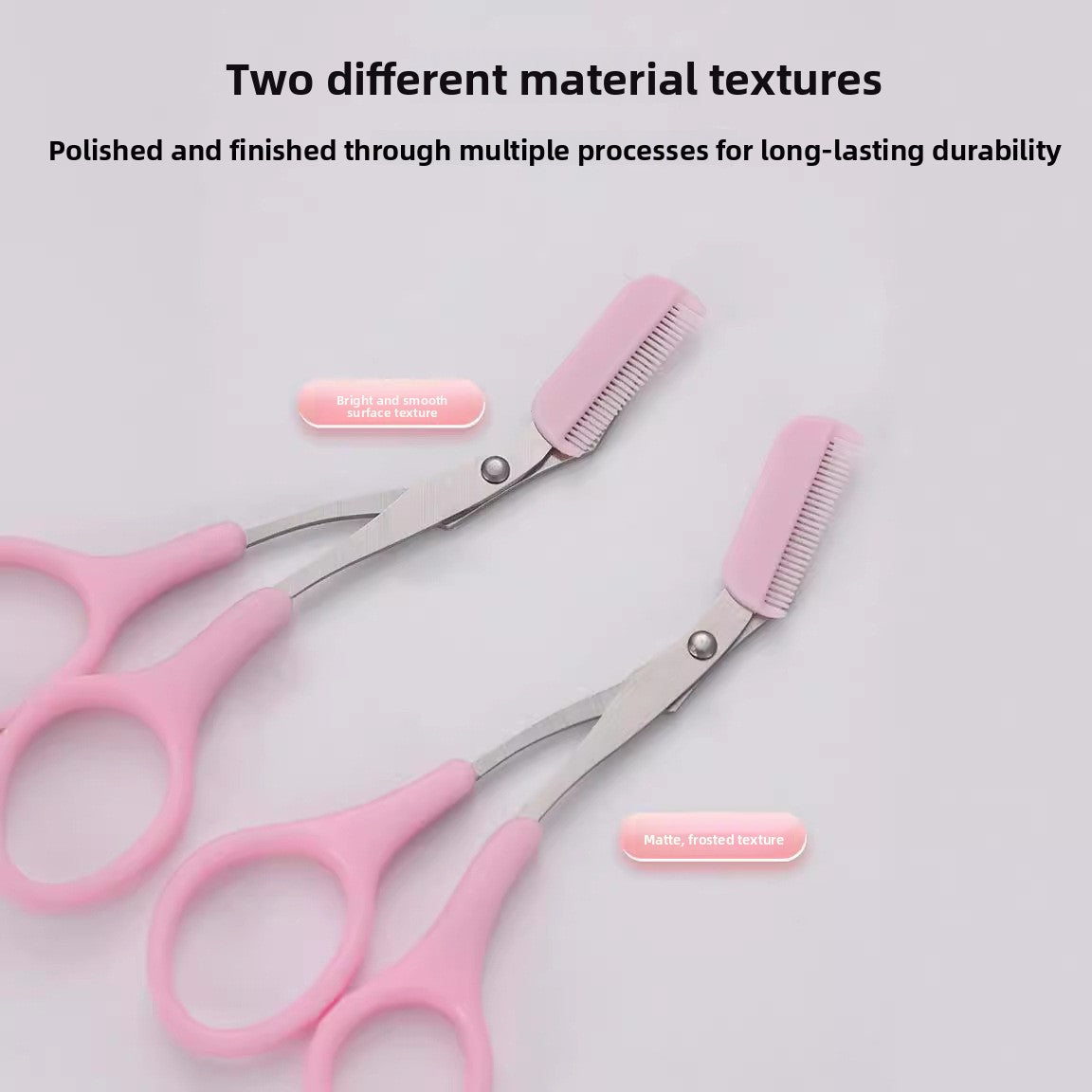 Eyebrow Trimming Scissors with Comb