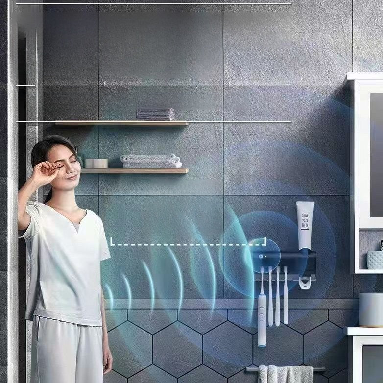 UV Toothbrush Holder with Button or Touch Control