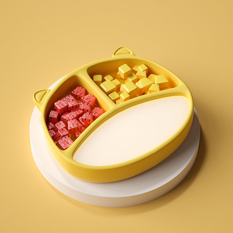 Silicone Baby Suction Plate Set