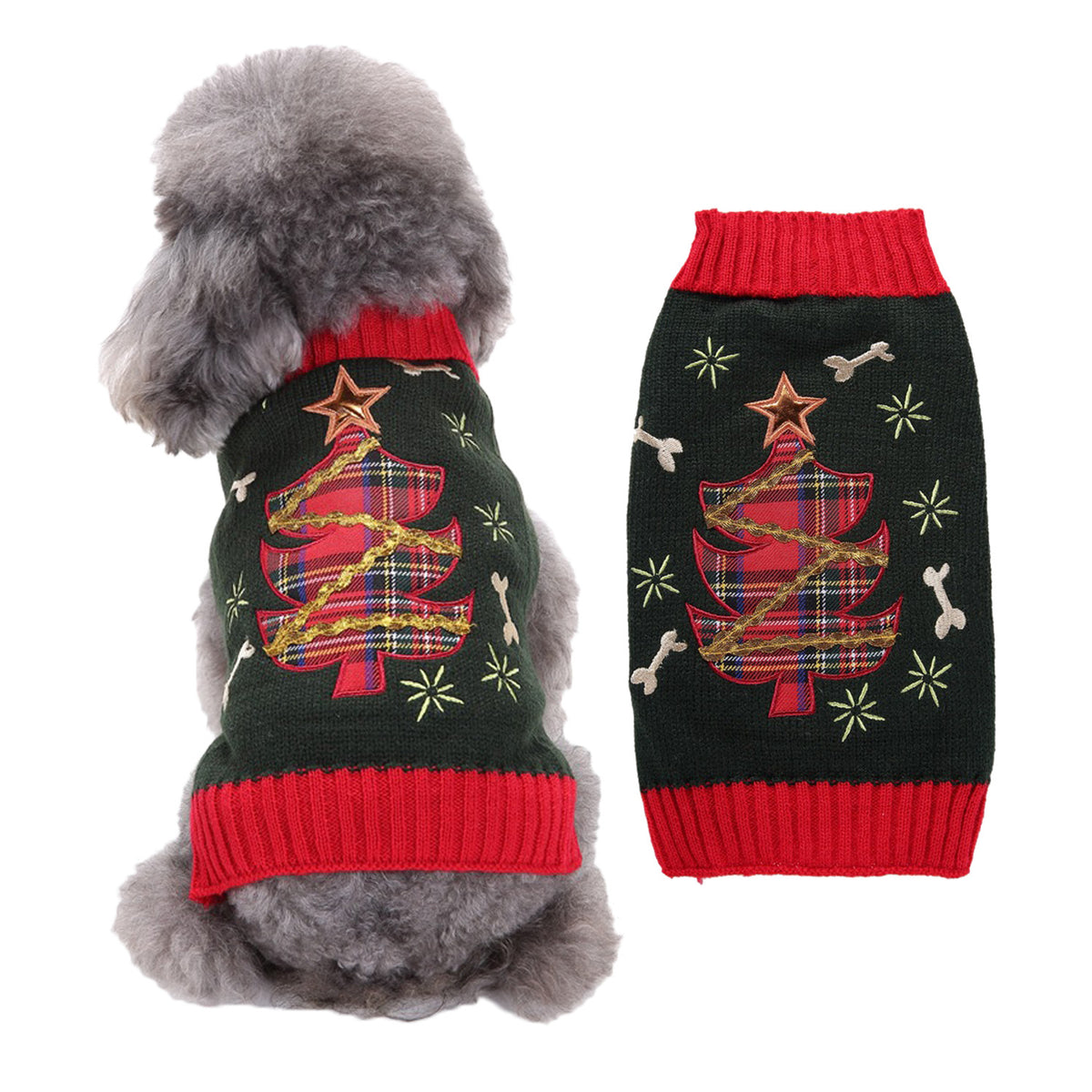 Christmas Knitted Pet Sweater
