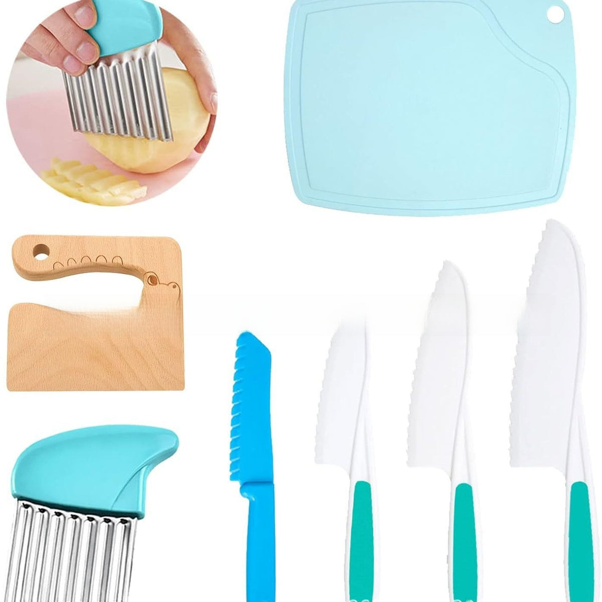 Kids Plastic Practice Knife Set