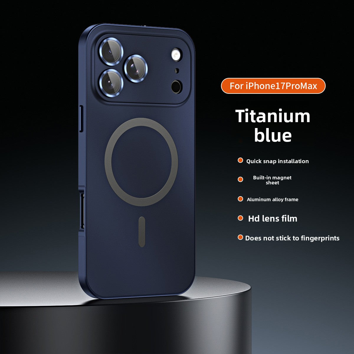 Metal Aluminum Alloy Frame Magnetic Phone Case for iPhone