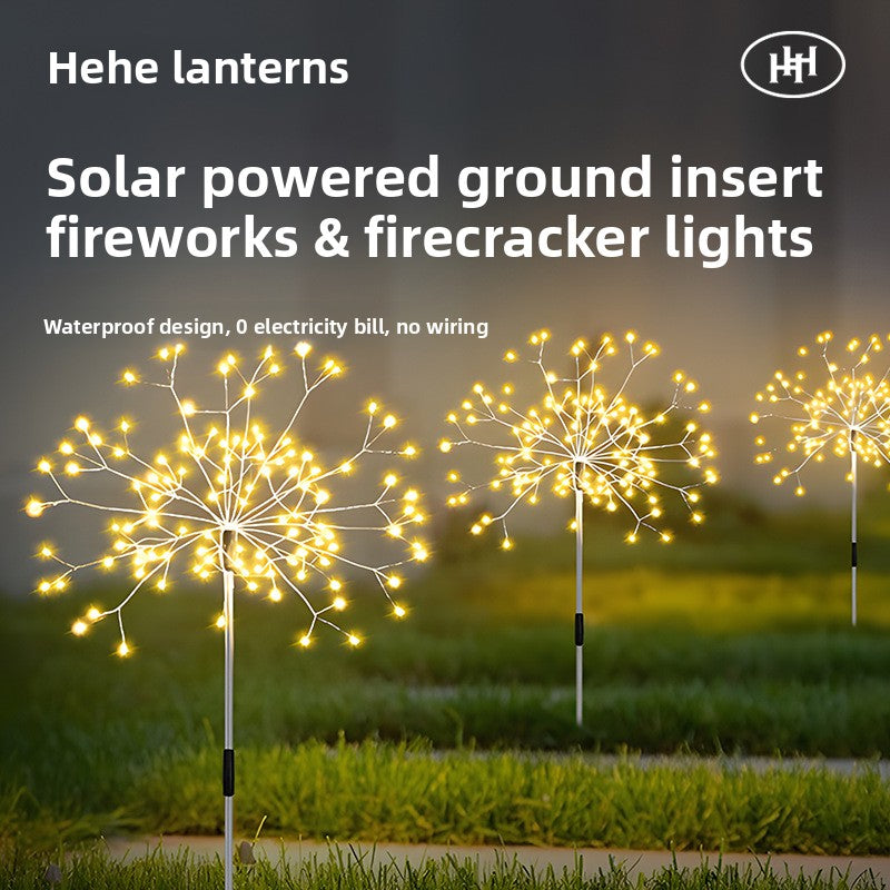 Solar Firework Flower Lights