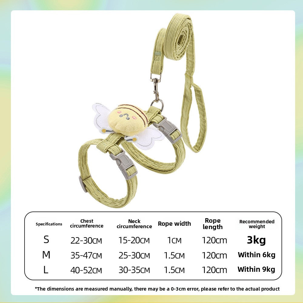 Bee Pet Harness & Leash Set