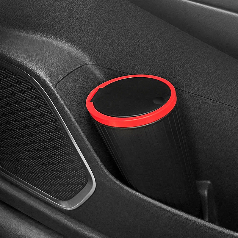 Coș de gunoi auto multifuncțional cu suport pentru pahar