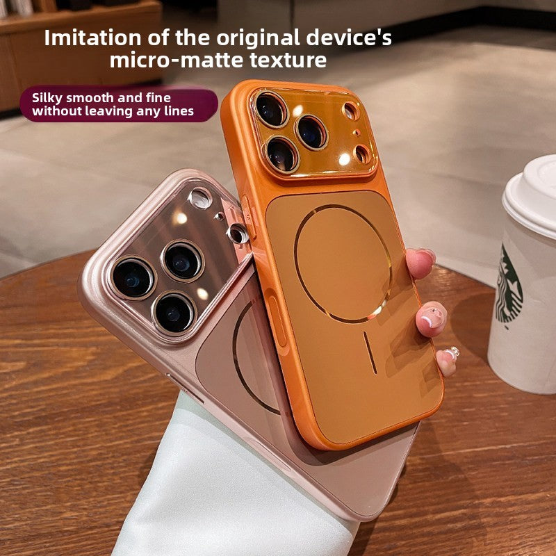 Flowing Light Magnetic Phone Case with Large Window Design