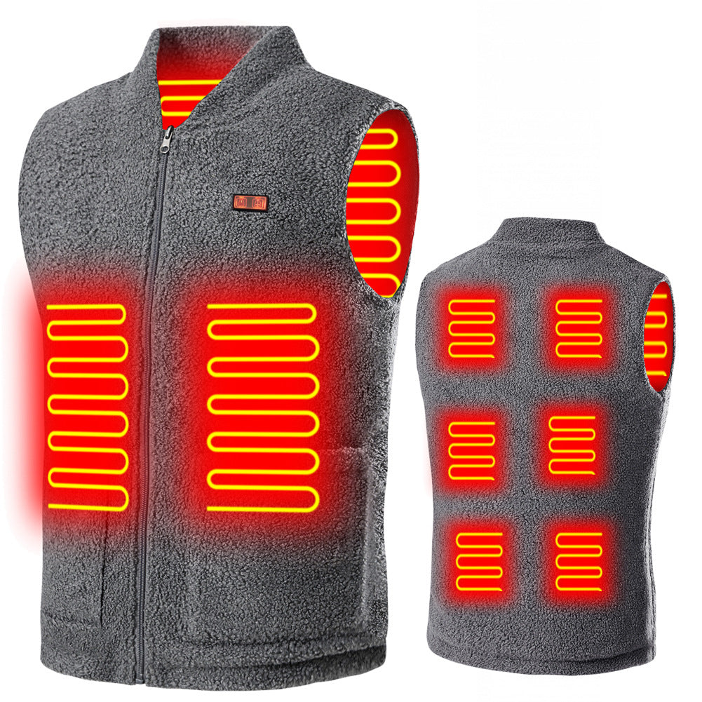 USB Heated Zip-Front Vest
