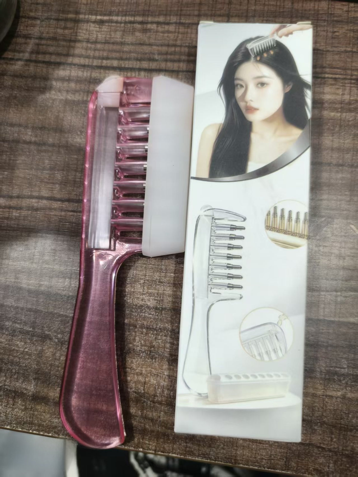 Liquid Dispensing Scalp Massage Comb