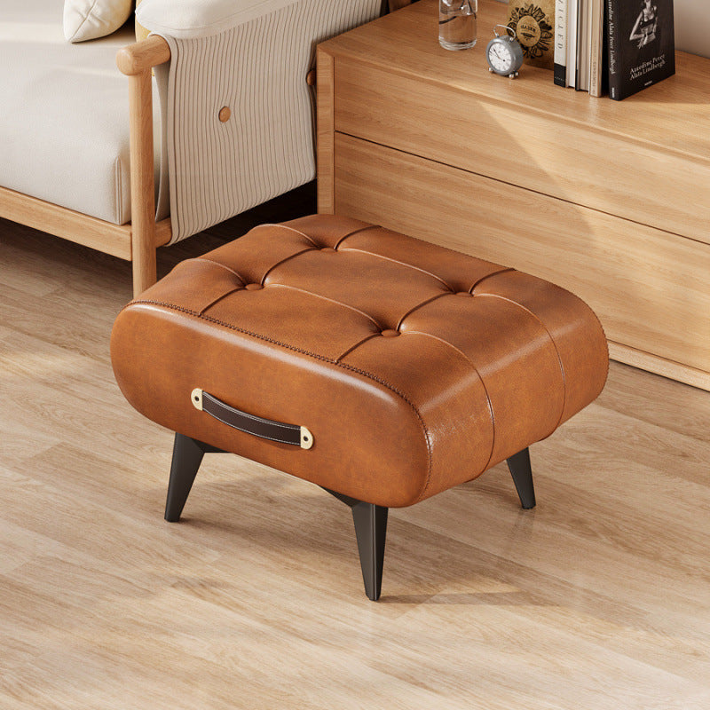 Cushioned Entryway Shoe Stool