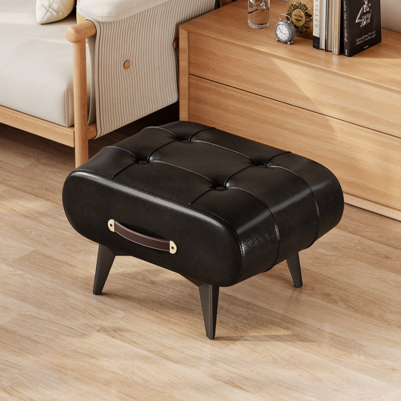 Cushioned Entryway Shoe Stool