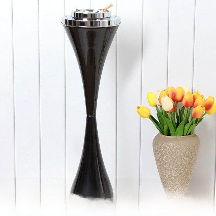 Floor-Standing Ashtray with Removable Insert