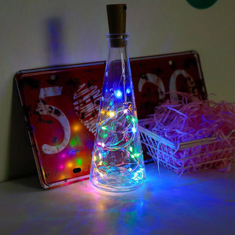 LED Wine Bottle Cork String Lights