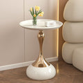 Compact Round Sofa Side Table