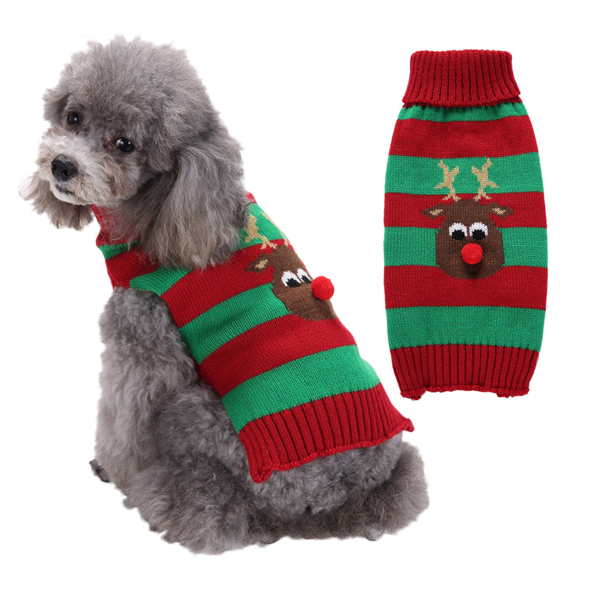Christmas Knitted Pet Sweater