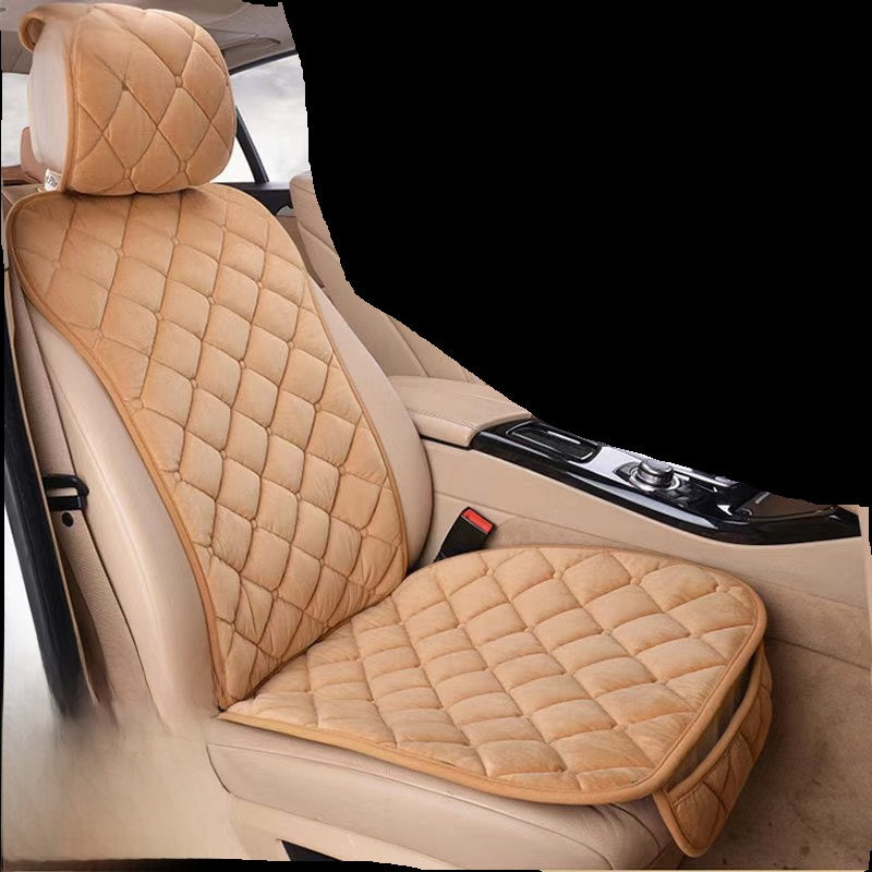 Winter Car Plush Seat Cushion with Lumbar Support - product image 7