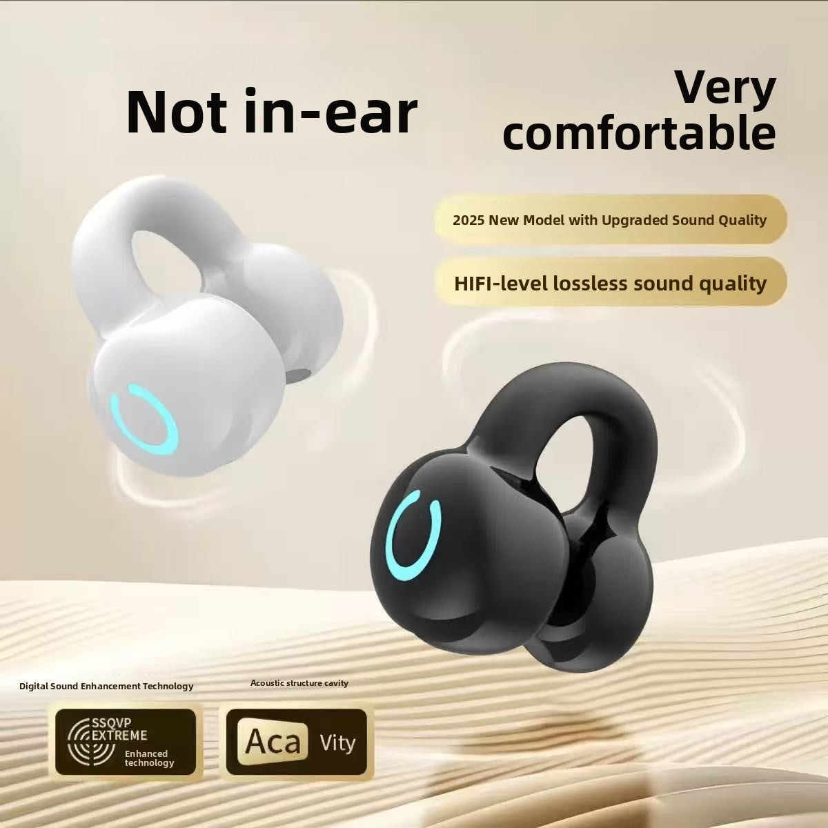 Wireless Bluetooth Ear Clip Headphones | Lokness