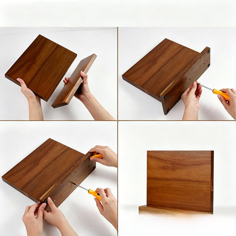 Solid Wood Magnetic Knife Holder